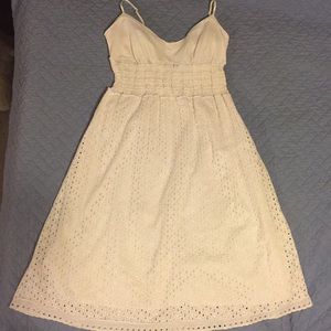 Max studio summer white dress eyelet